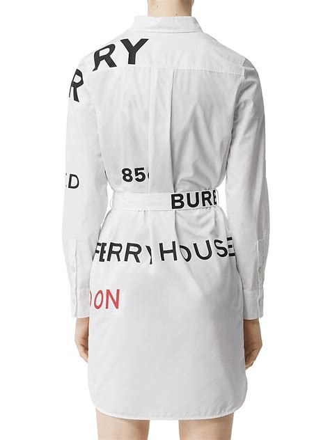 burberry kiley belted poplin shirtdress|Burberry Kiley Belted Poplin Shirtdress In White .